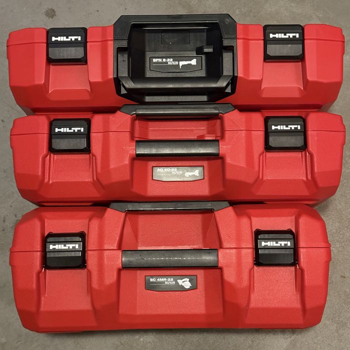 NOWA walizka Hilti - modele: SF 8M-22, SR 6-22, AG 5D-22, SC 4MR-22