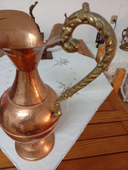 Peça antiga de latão/ cobre