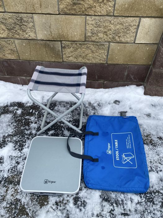 Складной набор кемпинговой мебели Hi-Gear, состоящий из стула и стола