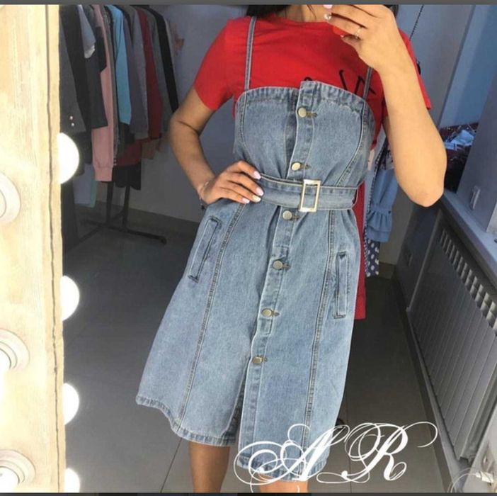 Джинсовий сарафан