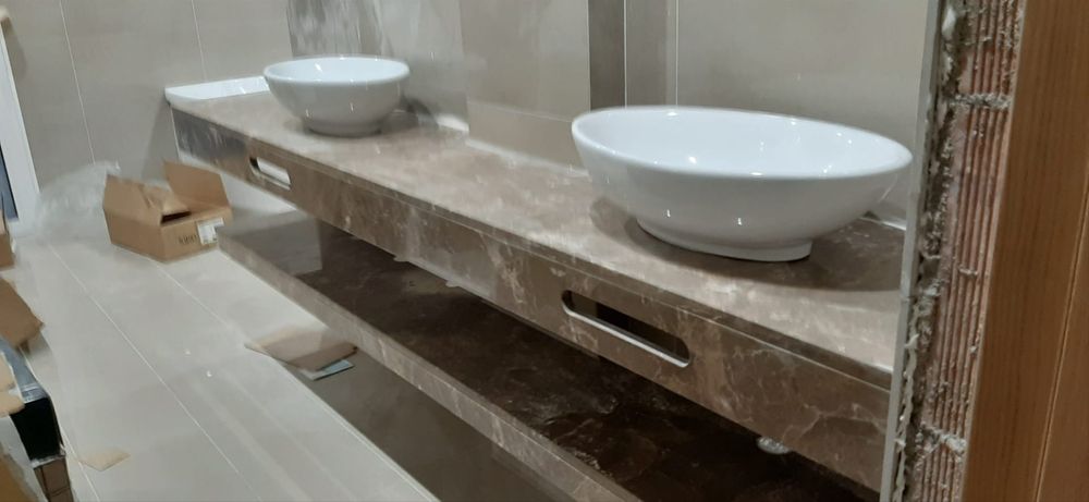 Bancadas de casa de banho em.pedra