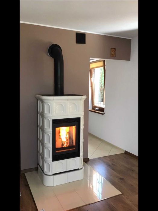 PIEC KAFLOWY kominek koza stalowy SIENA N01 ROMOTOP gratis wysyłka