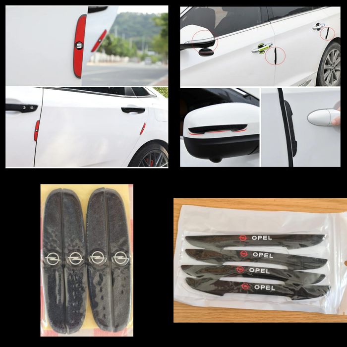 Proteção porta espelho carro c/ logo Seat Opel Citroen Peugeot Renault