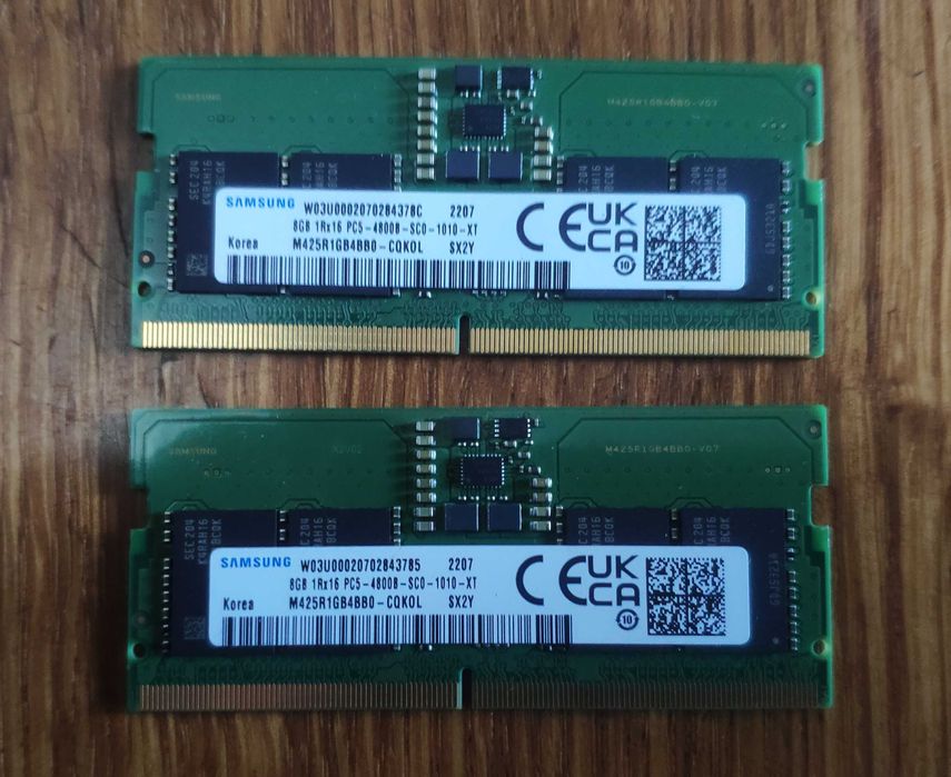 ОЗУ для ноутбука ОЗП RAM Samsung SODIMM DDR5 2x 8 Gb 4800 MHz