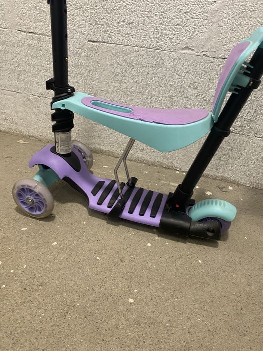 Hulajnoga dziecięca Nils Fun 4 w 1 Black-Mint-Purple