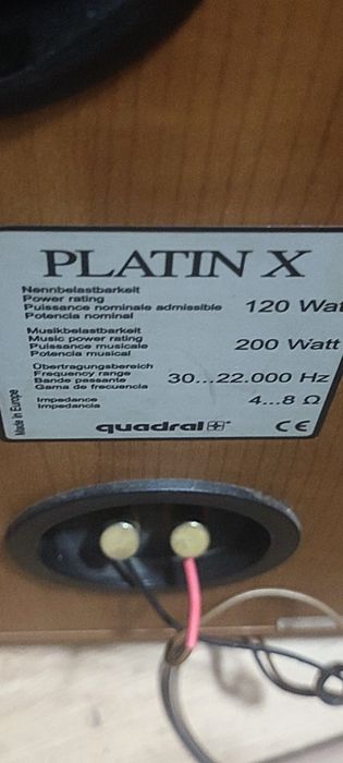 Quadral platinum x platin x акустика Hi-End