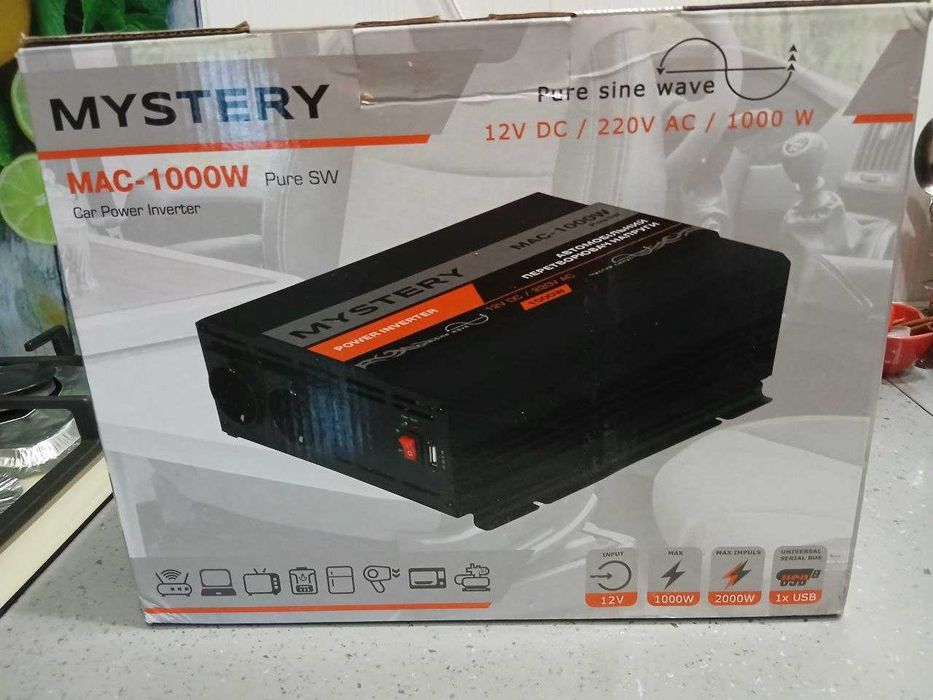 Преобразователь напряжения MISTERY  MAC-1000W
