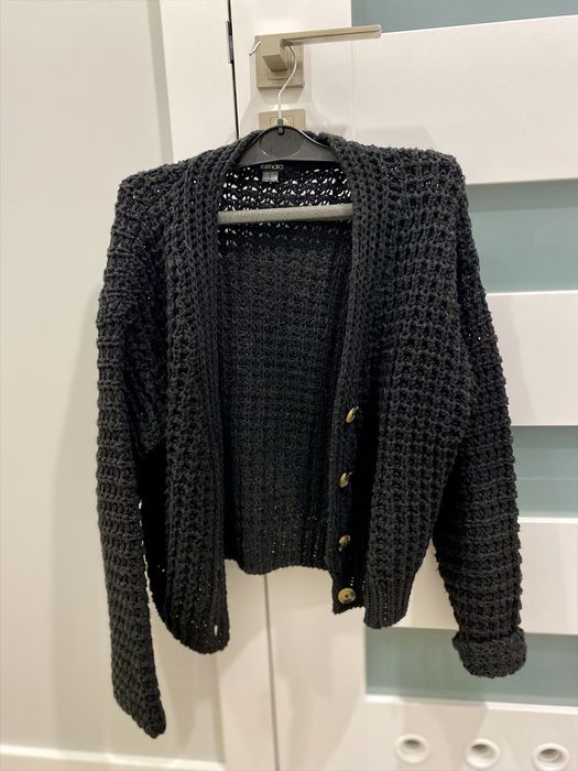 Czarny sweter gruby mięsisty Esmara 38 M