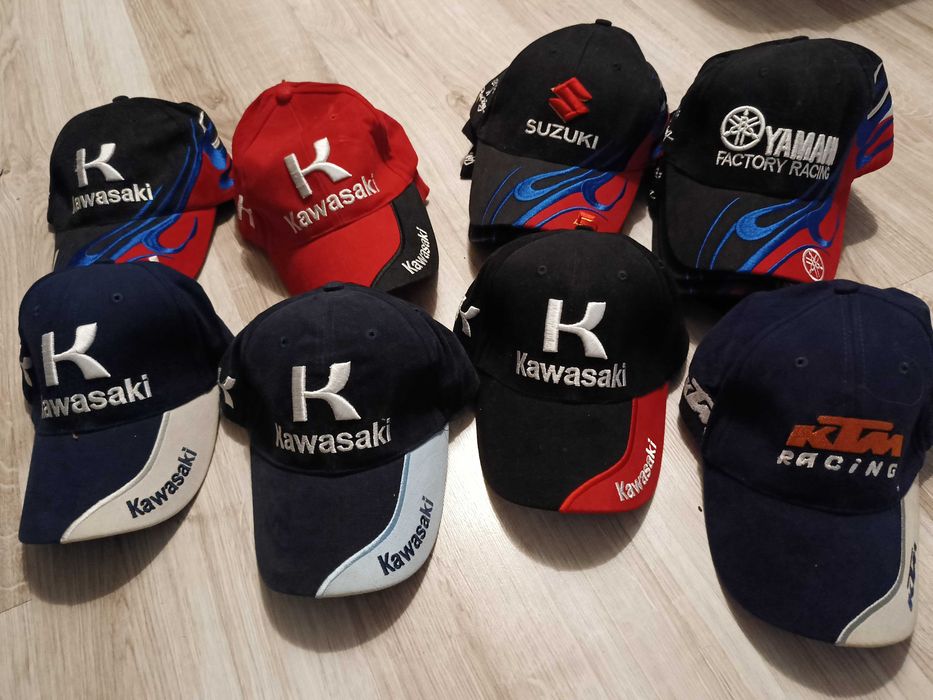 Czapki bejsbolówka Suzuki, KTM, Kawasaki, Yamaha