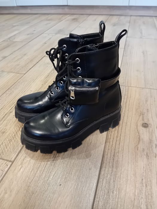 Botki workery trapery damskie z kieszonka DeeZee