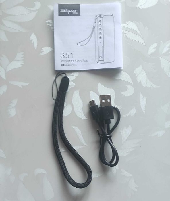 Бездротова bluetooth колонка Zealot S51 чорна