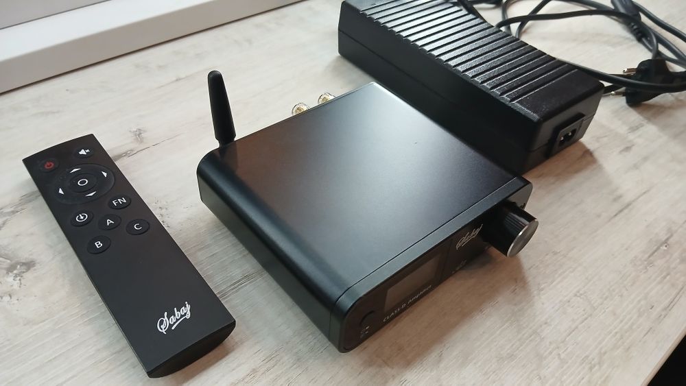 Wzmacniacz Sabaj A3 z Bluetooth aptX,  USB DAC