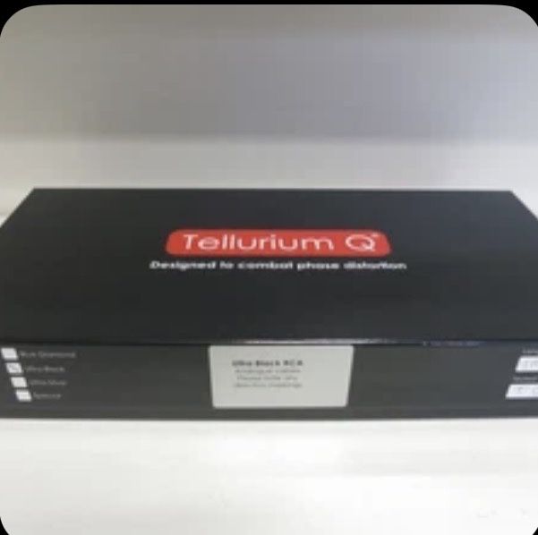 Cabo RCA 1m - Tellurium Q Ultra Black RCA 1m