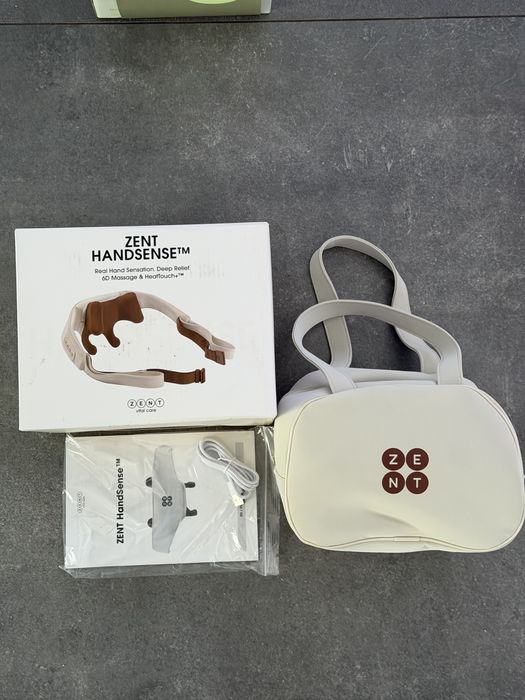 Masażer szyi i karku ZENT HandSense Beżowy,Brązowy