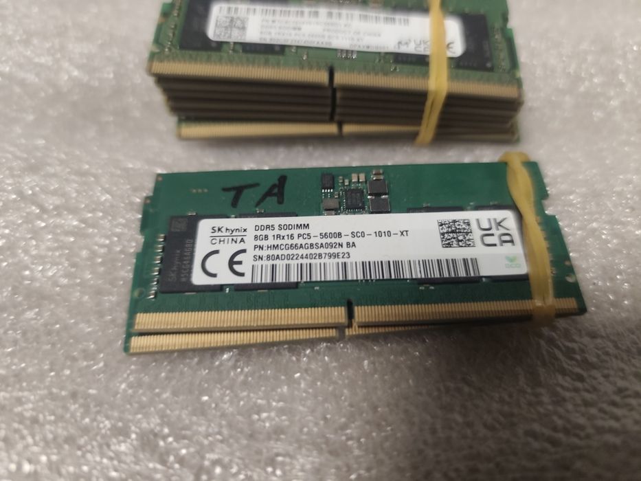 3200ГРН ОЗУ пам"ять для міні-ПК So-Dimm DDR5 4Gb 5600 Hynix / Micron