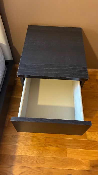2x Mesas Cabeçeira IKEA Malm (castanho escuro)