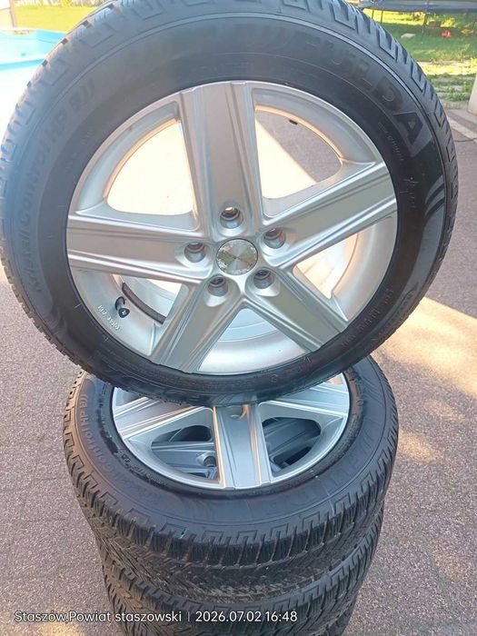 Koła aluminiowe z oponami zimowymi kia ceed