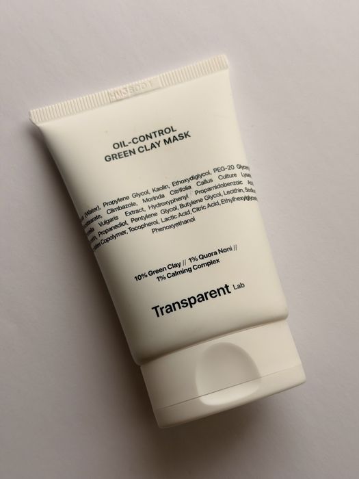 Transparent Lab Oil Control Green Clay Mask - маска з глини