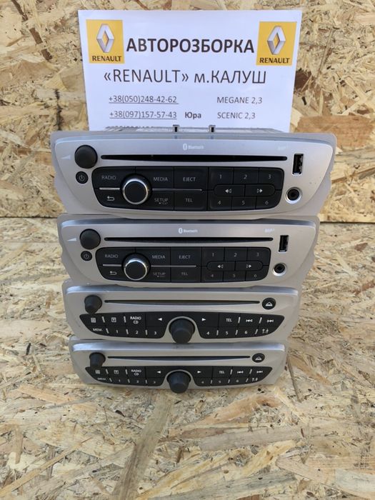 Оригінальний магнітофон Renault Megane 3 Scenic 3 Навігація USB AUX BT