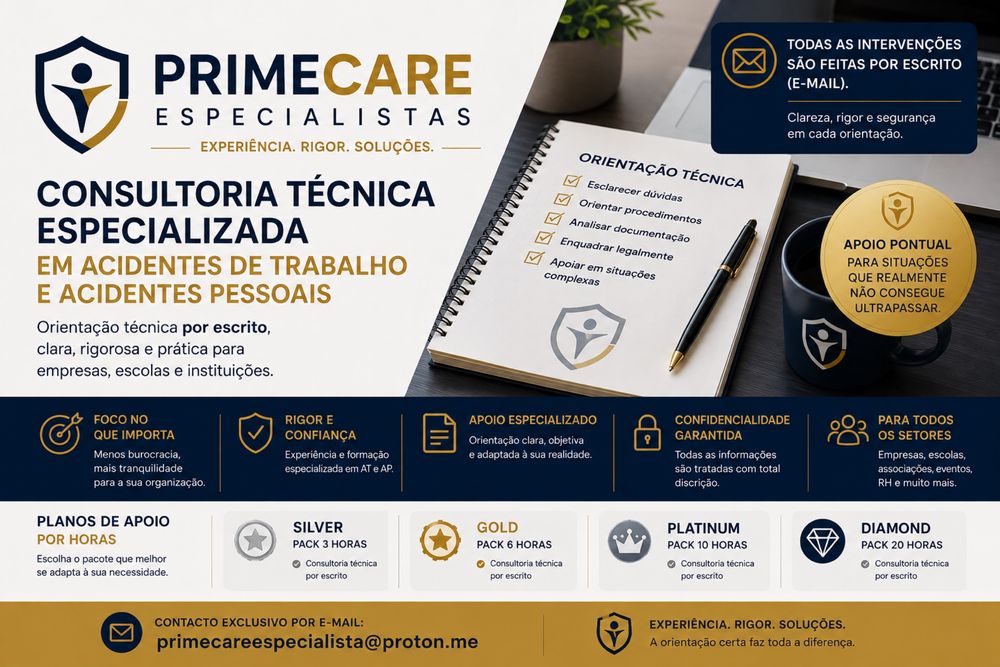 Especialistas em Acidentes de Trabalho e Acidentes Pessoais