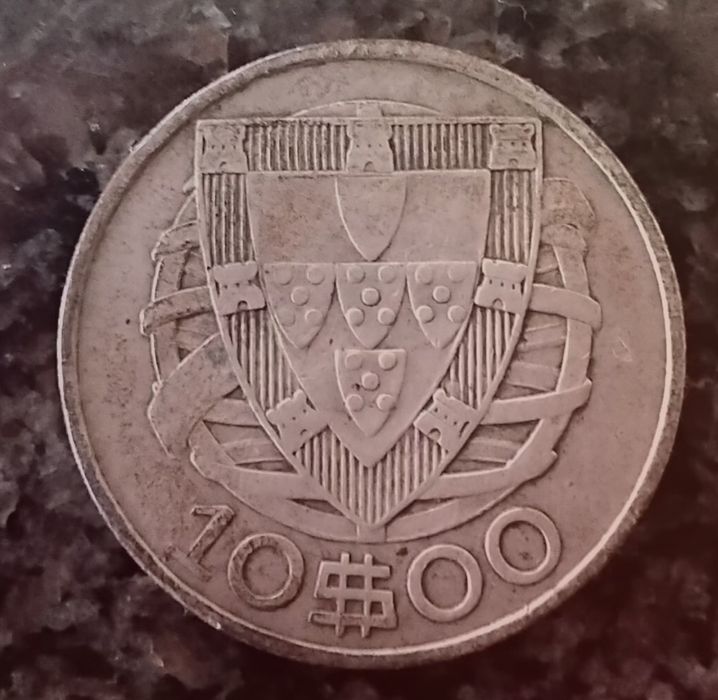 Moeda de 10$00 Prata 1932.