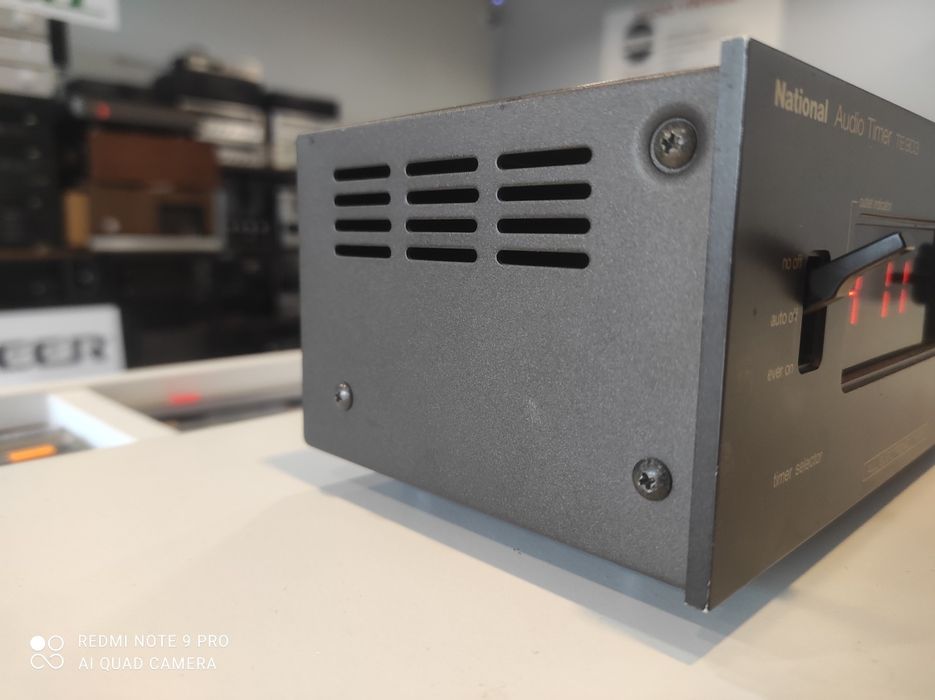 National. Technics Audio timer zegar. Japan