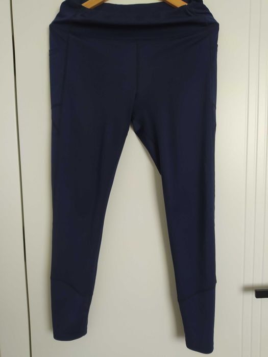 Legginsy granatowe z kieszonkami, rozm. XL