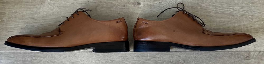 Joop buty męskie półbuty, skóra, brązowe roz. 44