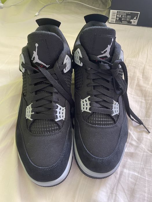 Air Jordan 4 retro „black canavas” rozmiar 44,5