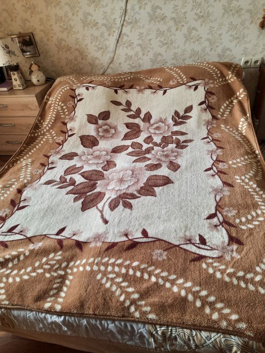 Одеяло-плед акриловое