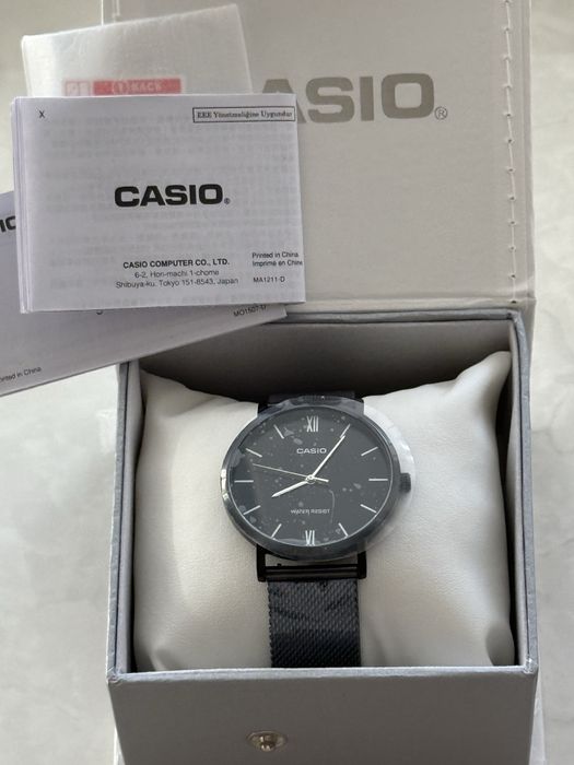 Чоловічі наручні часи Casio МТР- VT01B-1B
