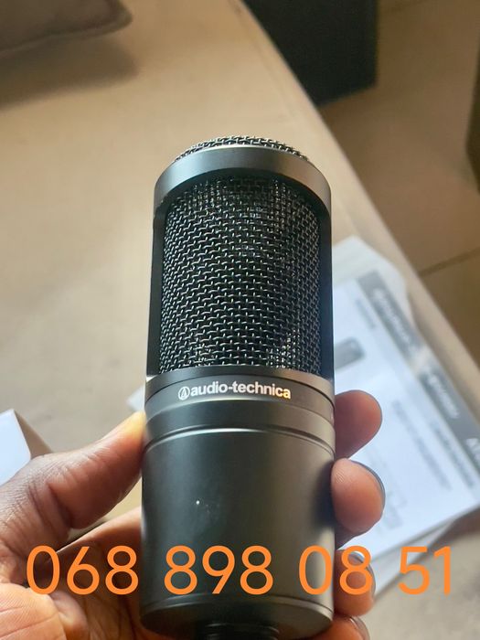 Конденсаторний Мікрофон Audio-Technica AT2020 студія звукозапис демо
