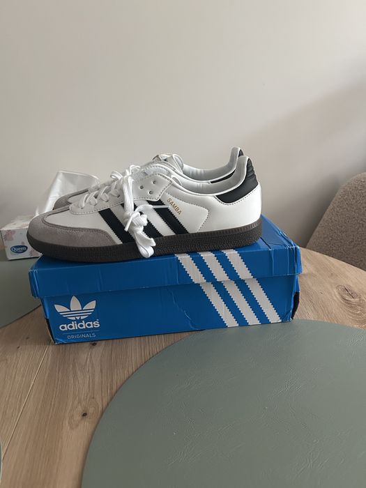 Adidas Samba OG B75806 białe czarne 42 2/3 nowe z pudełkiem