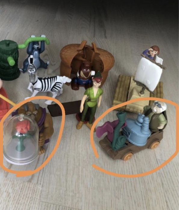 Детские игрушки из Макдональд