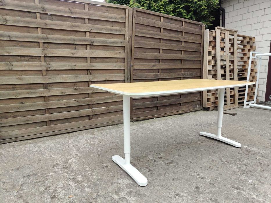 Biurko IKEA Bekant 140x60 160x80 regulowany blat Super cena!