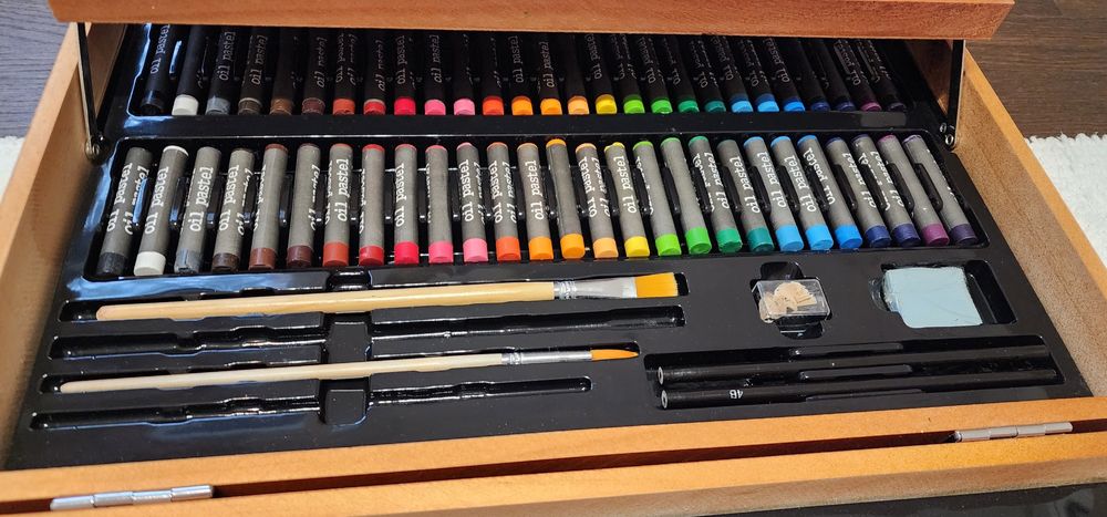 Великий набір для малювання, дерев'яний