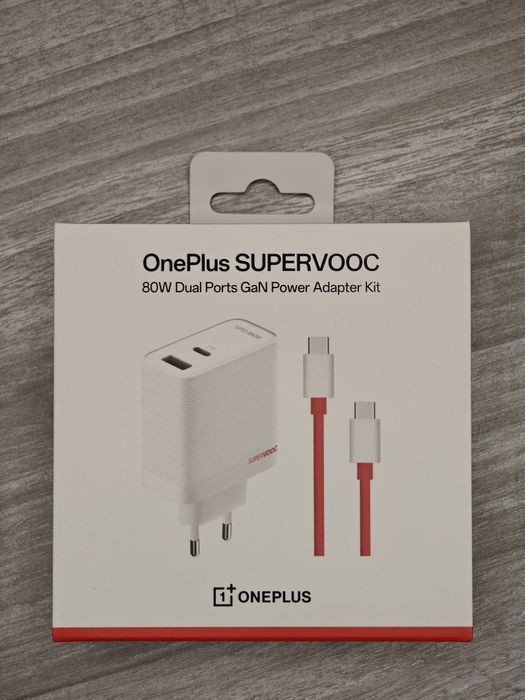 OnePlus SUPERVOOC 80W GaN Dual‑Port Charger Kit — новий оригінал