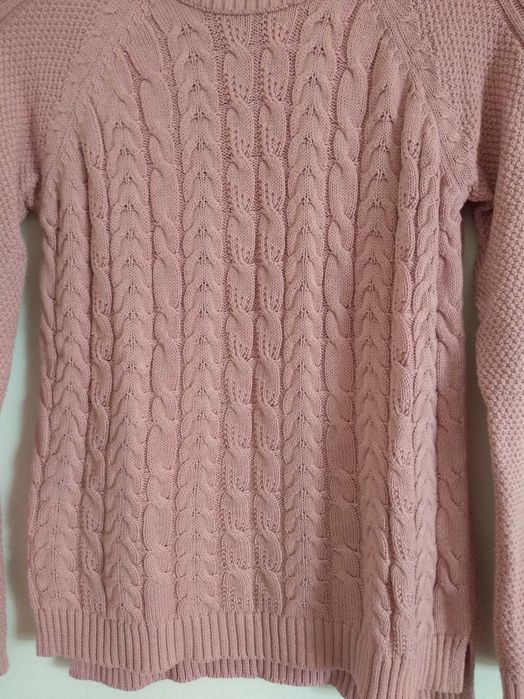 Camisola de malha Rosa Velho Stradivarius - S