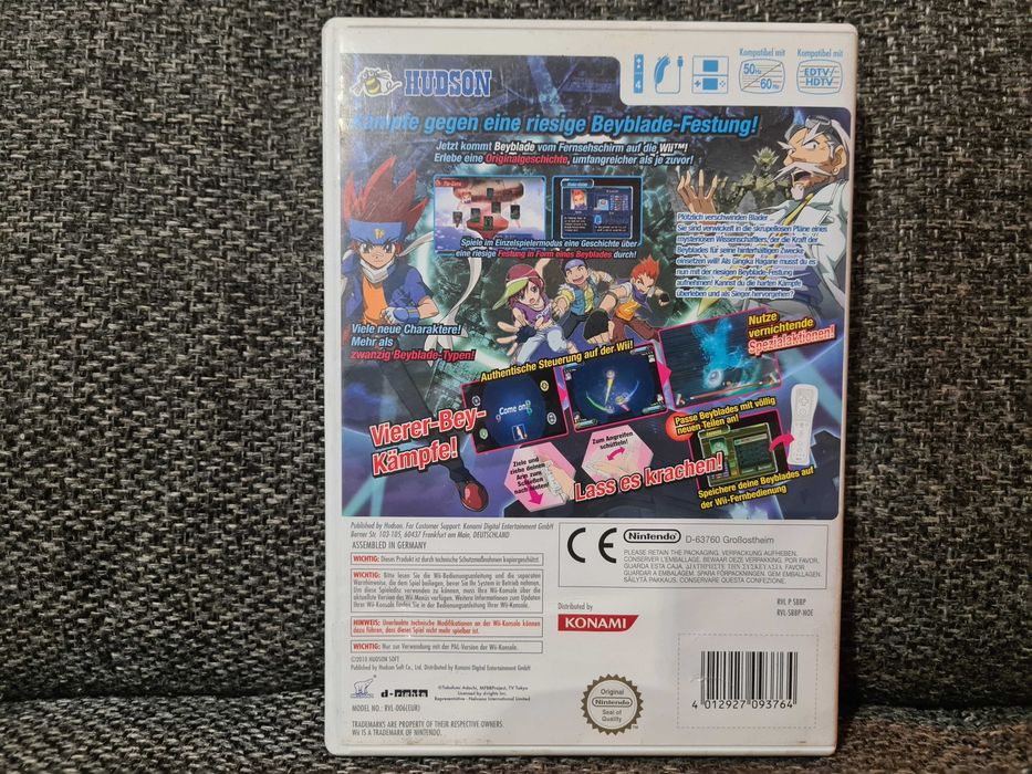 BeyBlade Metal Fusion Nintendo Wii