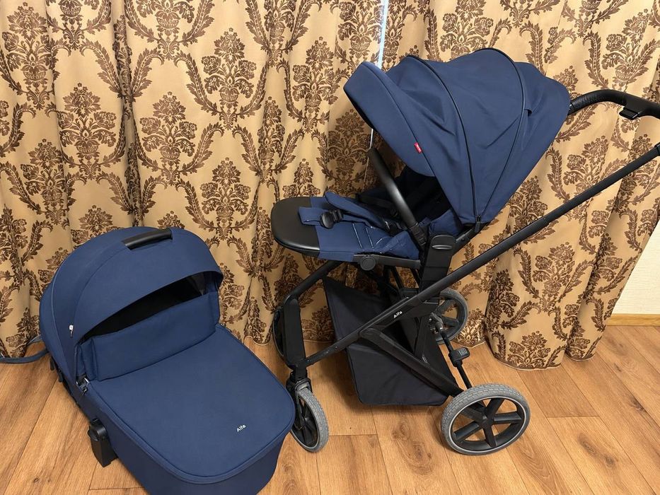 Коляска універсальна 2в1 CARRELLO Alfa CRL-6522 Denim Blue Синя