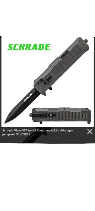 Nóż sprężynowy Schrade SCHOTF8BS
