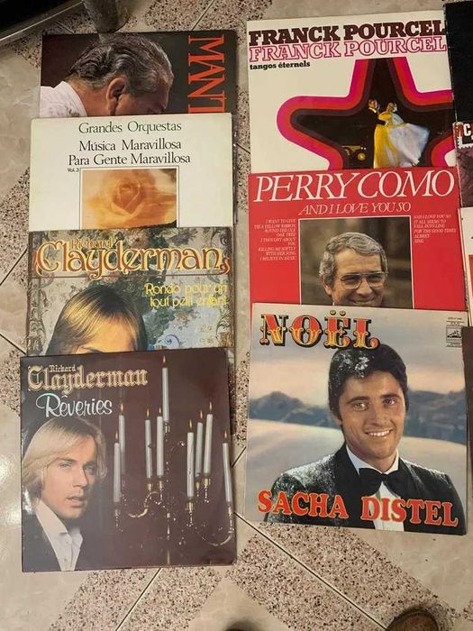 Lote de discos de vinil