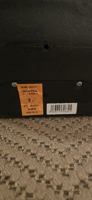 Cadeira Bebe Automóvel Baby auto 0-18kg