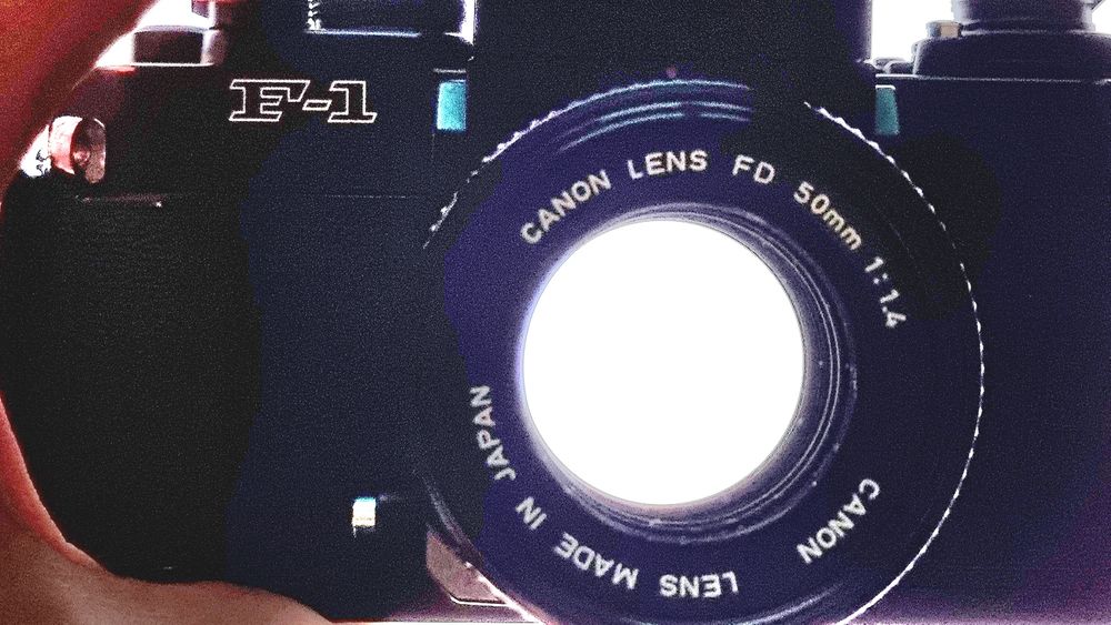 CANON F1 - com objectiva 50mm 1.4