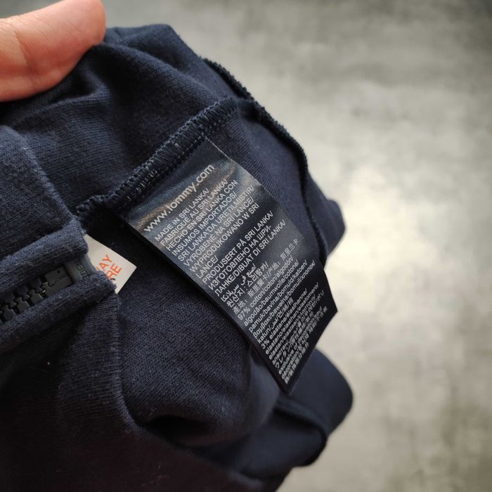 MĘSKA Bluza z Kapturem PREMIUM Granatowa Bawełna Tommy Hilfiger Logo