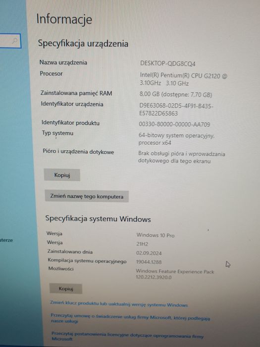 Fujitsu esprimo p410 Ssd 120gb Win10