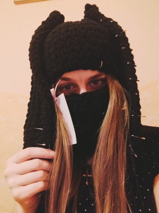 В'язані Балаклави та шапки з різними вушками