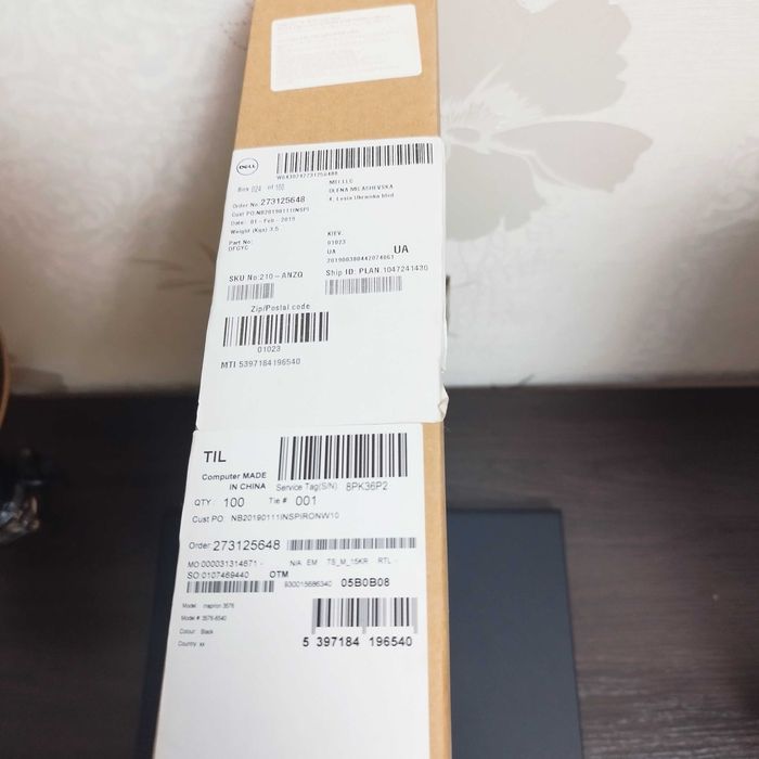 Ноутбук Dell Inspiron 3576 (I315F34H10DDL-7BK / 35Fi34H1R5M-LBK) Black