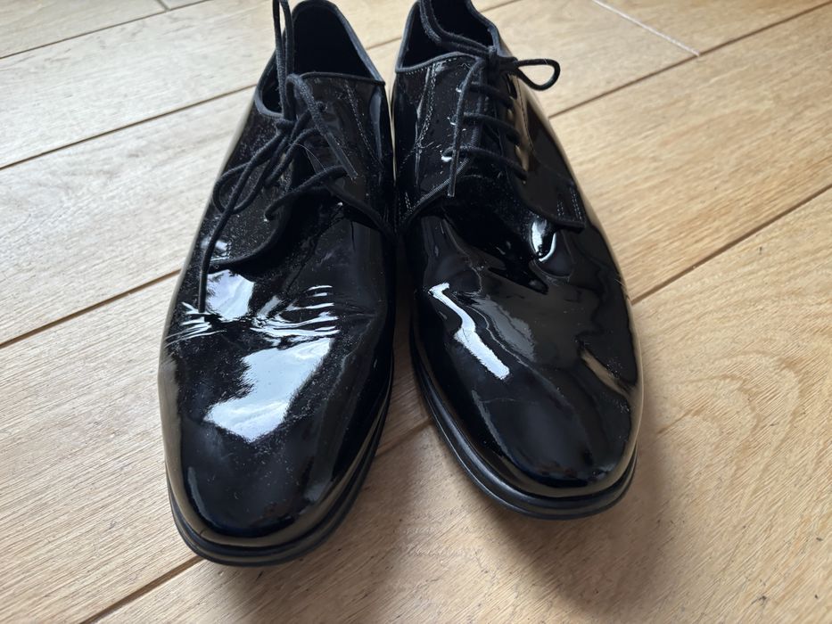 Nowe męskie lakierowane buty lakierki Stockholm 41 27cm