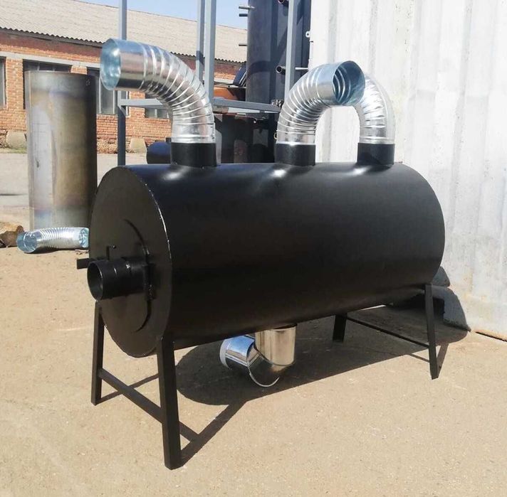 • 5мм! 665м3! ОБДУВ! Печь Буржуйка Булерьян, Булер'ян / Теплогенерато